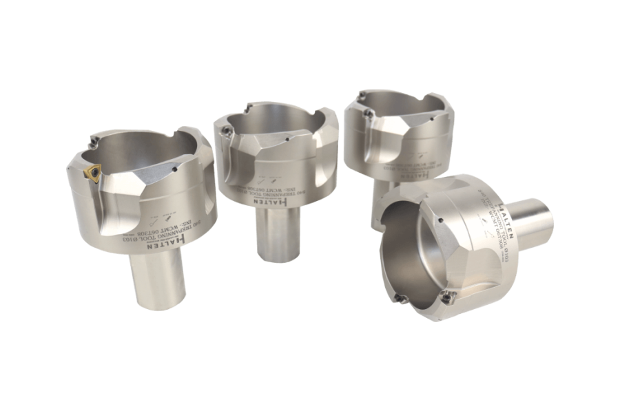 Trepanning tools for through holes